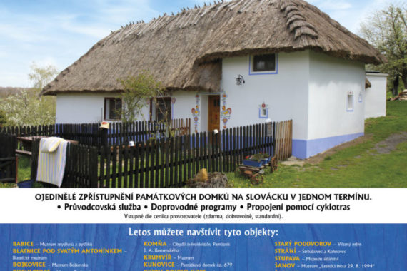 Víkend památkových domků ve skanzenu Rochus