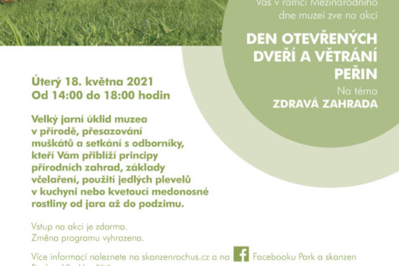 Den otevřených dveří a větrání peřin na téma zdravá zahrada