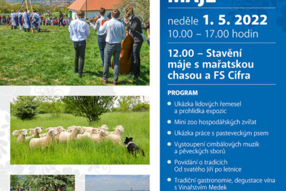 Otevírání pastvin a stavění máje 2022