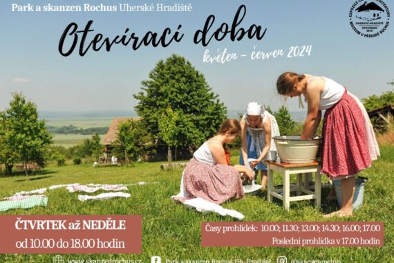 OTEVÍRACÍ DOBA KVĚTEN A ČERVEN 2024
