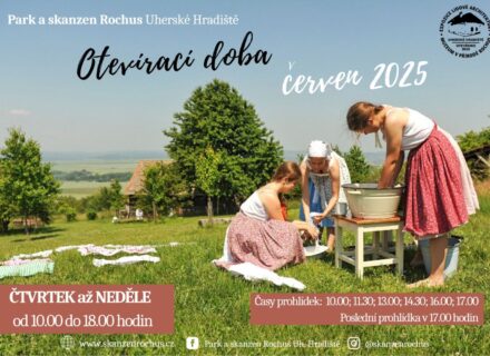 OTEVÍRACÍ DOBA VE SKANZENU ROCHUS V ČERVNU