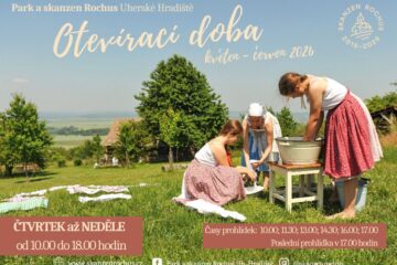 Otevírací doba skanzenu Rochus květen – červen 2026